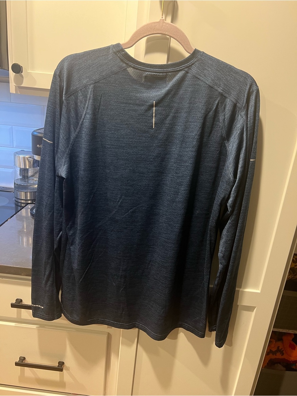 Columbia Omni-Freeze Men’s M Long Sleeve Performance Shirt Blue Running Outdoor - Picture 6 of 9